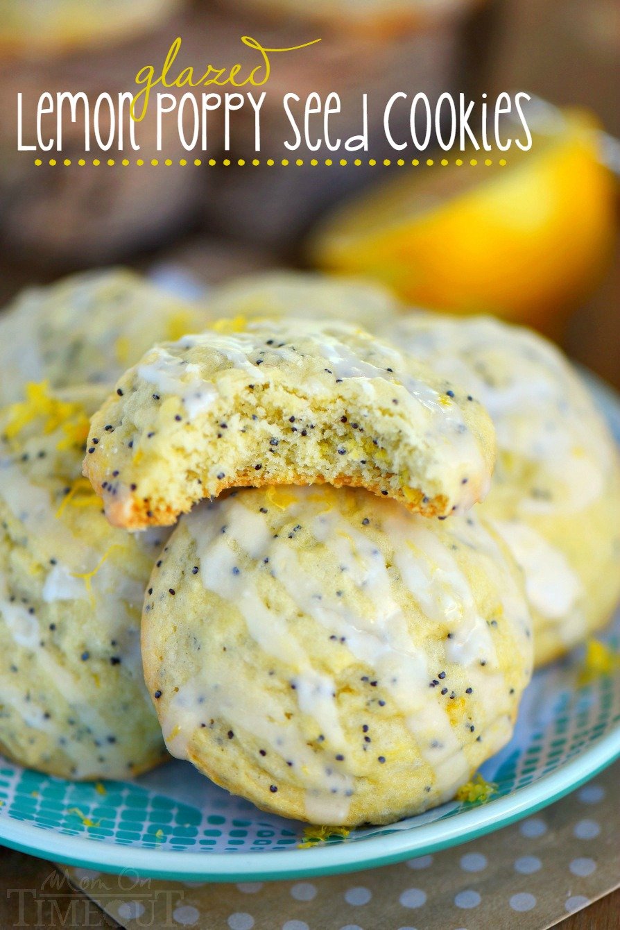 Lemon lovers look no further for your new favorite lemon dessert! These Glazed Lemon Poppy Seed Cookies are the perfect combination of sweet and tart! An exceptionally easy cookie recipe that you're going to LOVE!