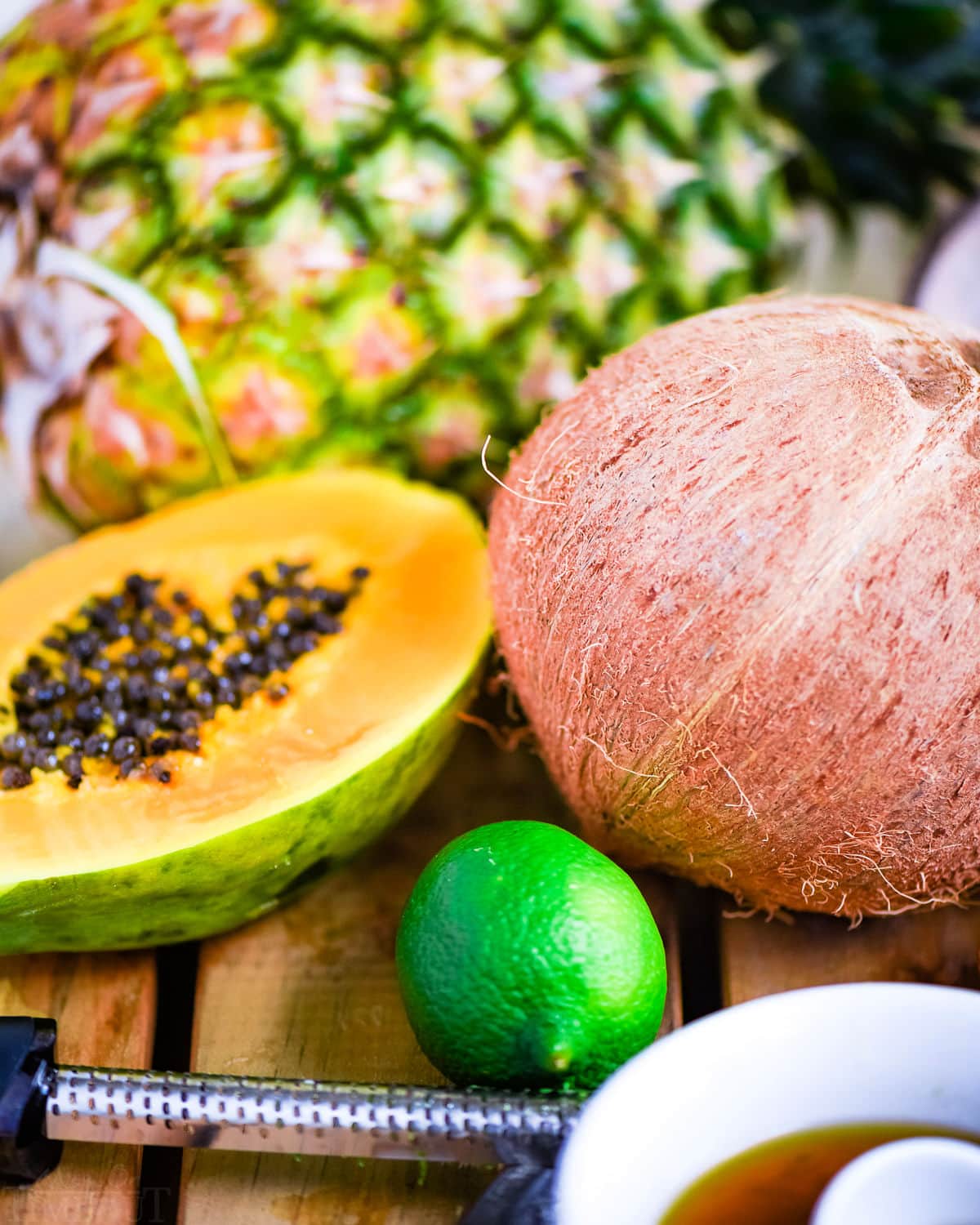 Tropical Fruit Salad With Honey Lime Dressing Mom On Timeout