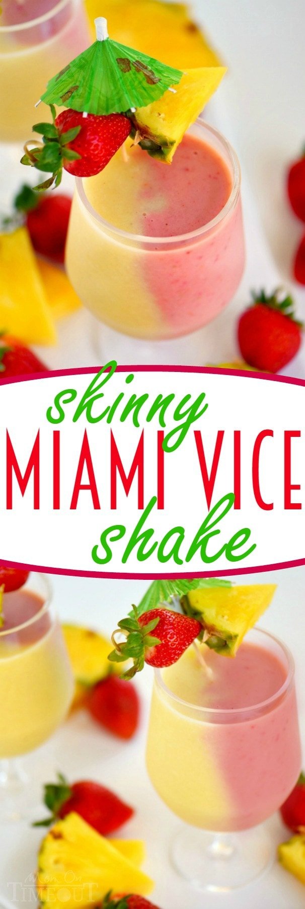 When the weather gets hot, turn to this Skinny Miami Vice Shake to cool off! And because you know your kids are going to want in on the action - I've included a kid-friendly version too!