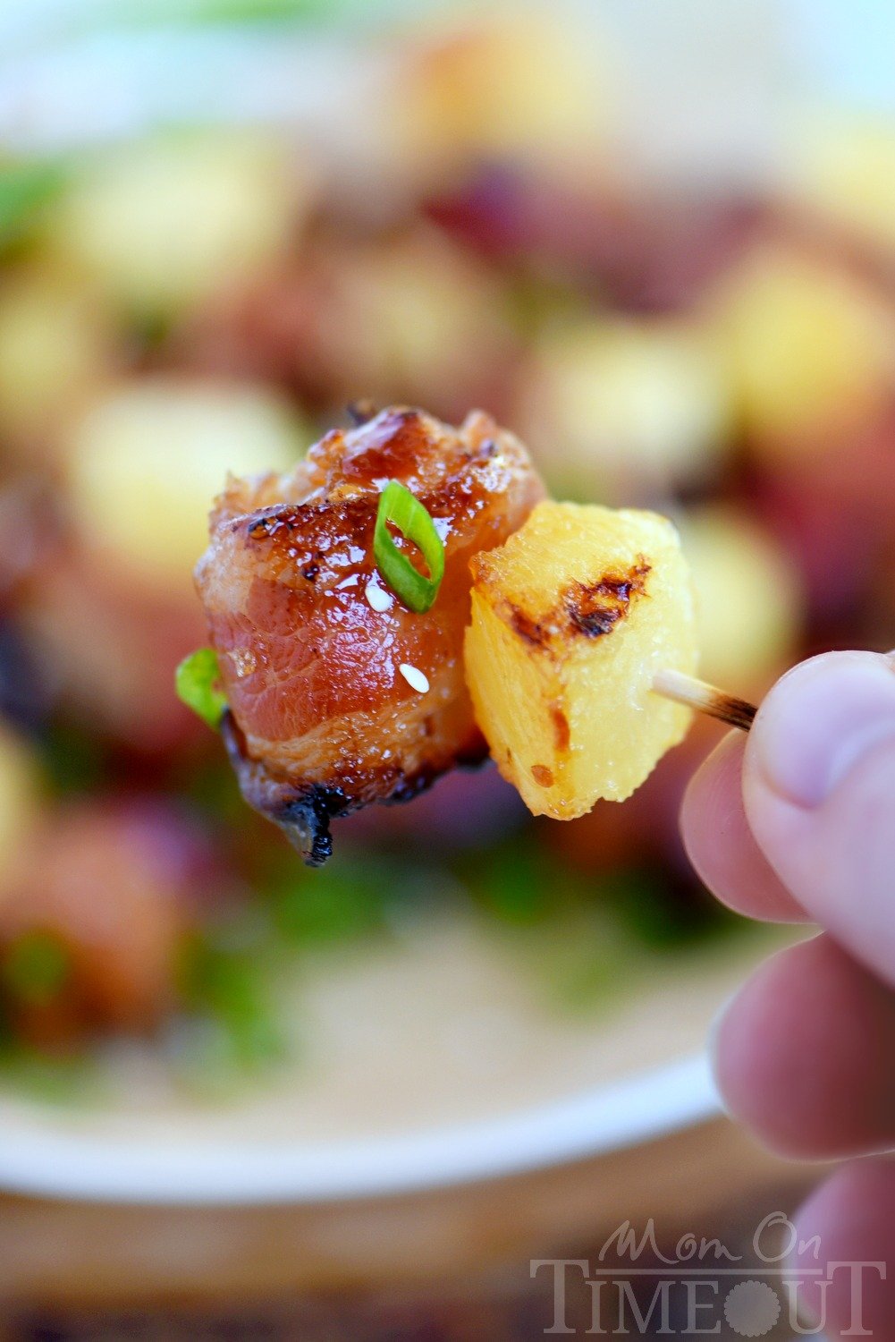 These Bacon Wrapped Chicken Teriyaki Bites are sure to be a huge hit on game day! Sweet and savory and packed full of flavor, these little morsels are bound to be your new favorite appetizer! Score!