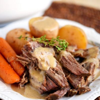 perfect-pot-roast-and-gravy-plated