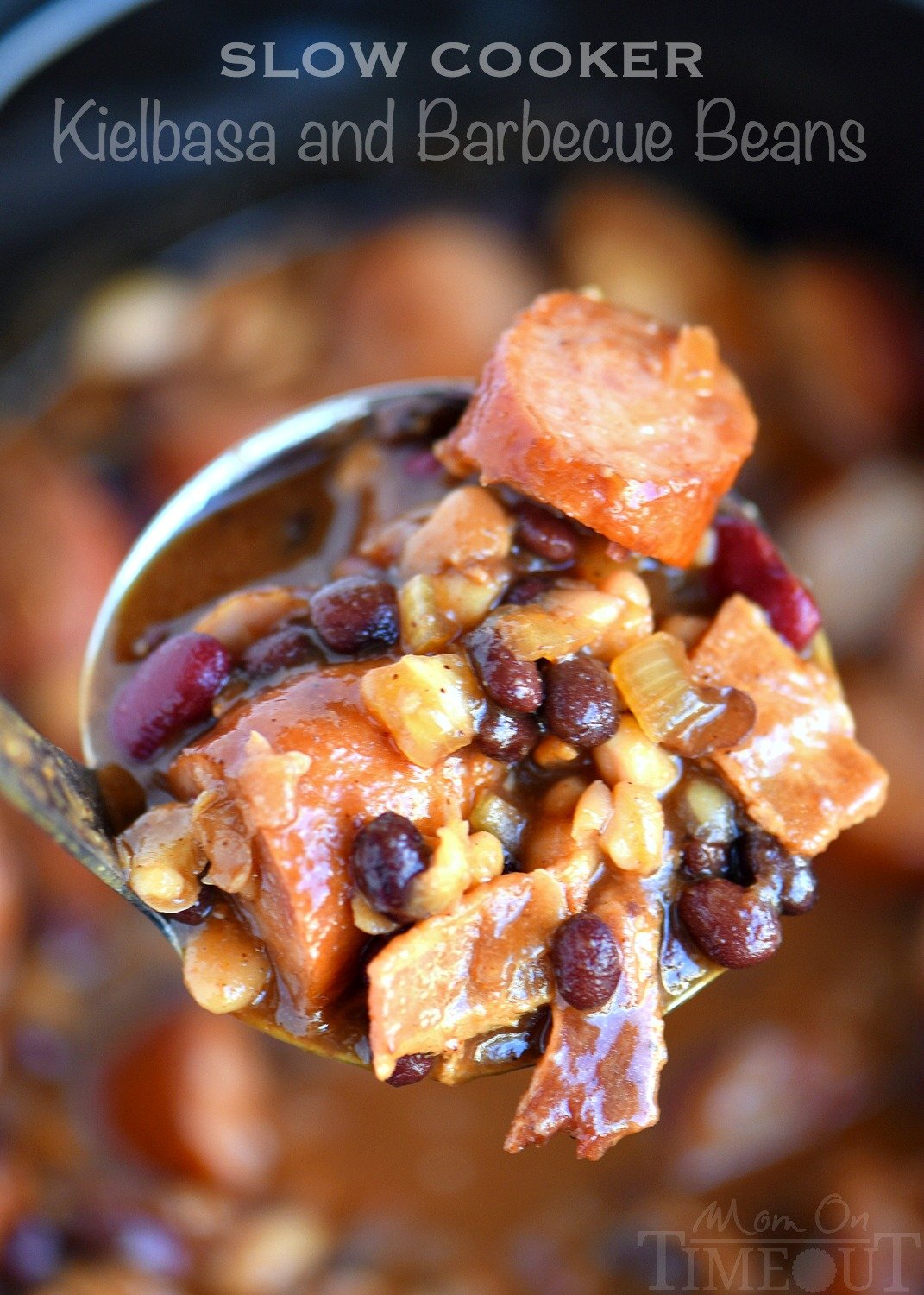 Slow Cooker Kielbasa and Barbecue Beans recipe