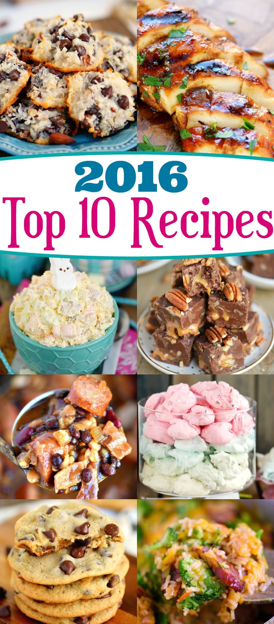 The ten most popular recipes from Mom On Timeout in 2016! A fabulous collection of both sweet and savory! Hope you try them all! // Mom On Timeout