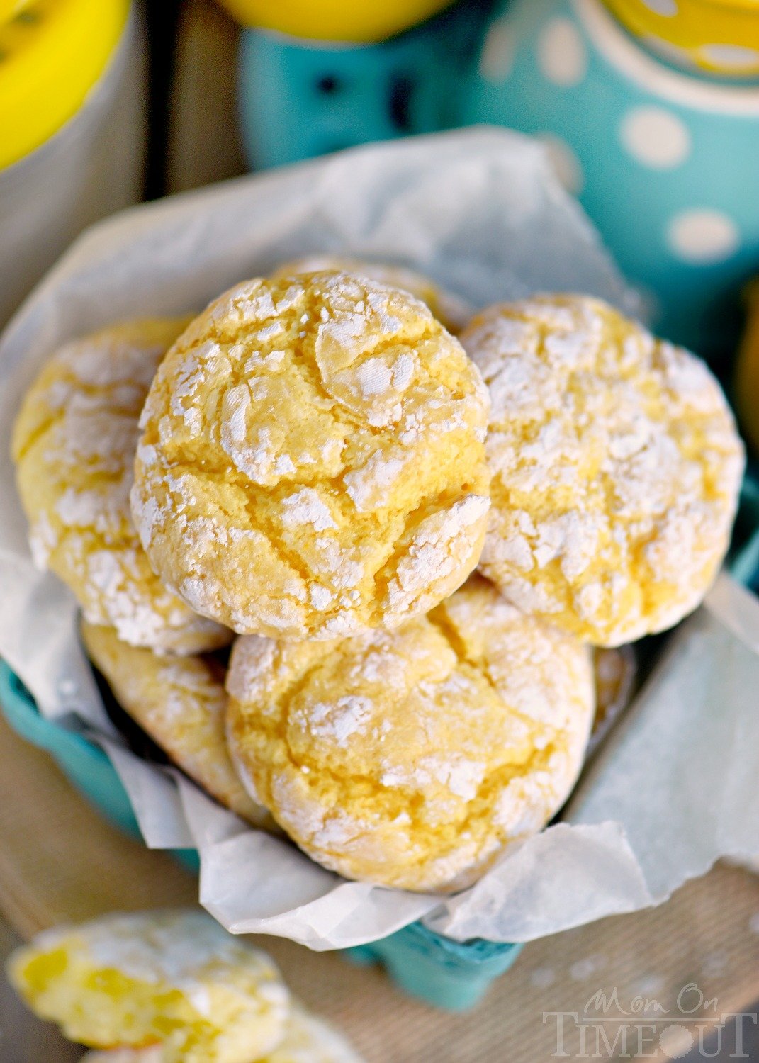 These Lemon Whippersnaps are perfect for a party! Super easy to make with just a handful of ingredients! Lemon zest and lemon juice give these amazing cookies a bright, bold flavor that's impossible to resist! // Mom On Timeout