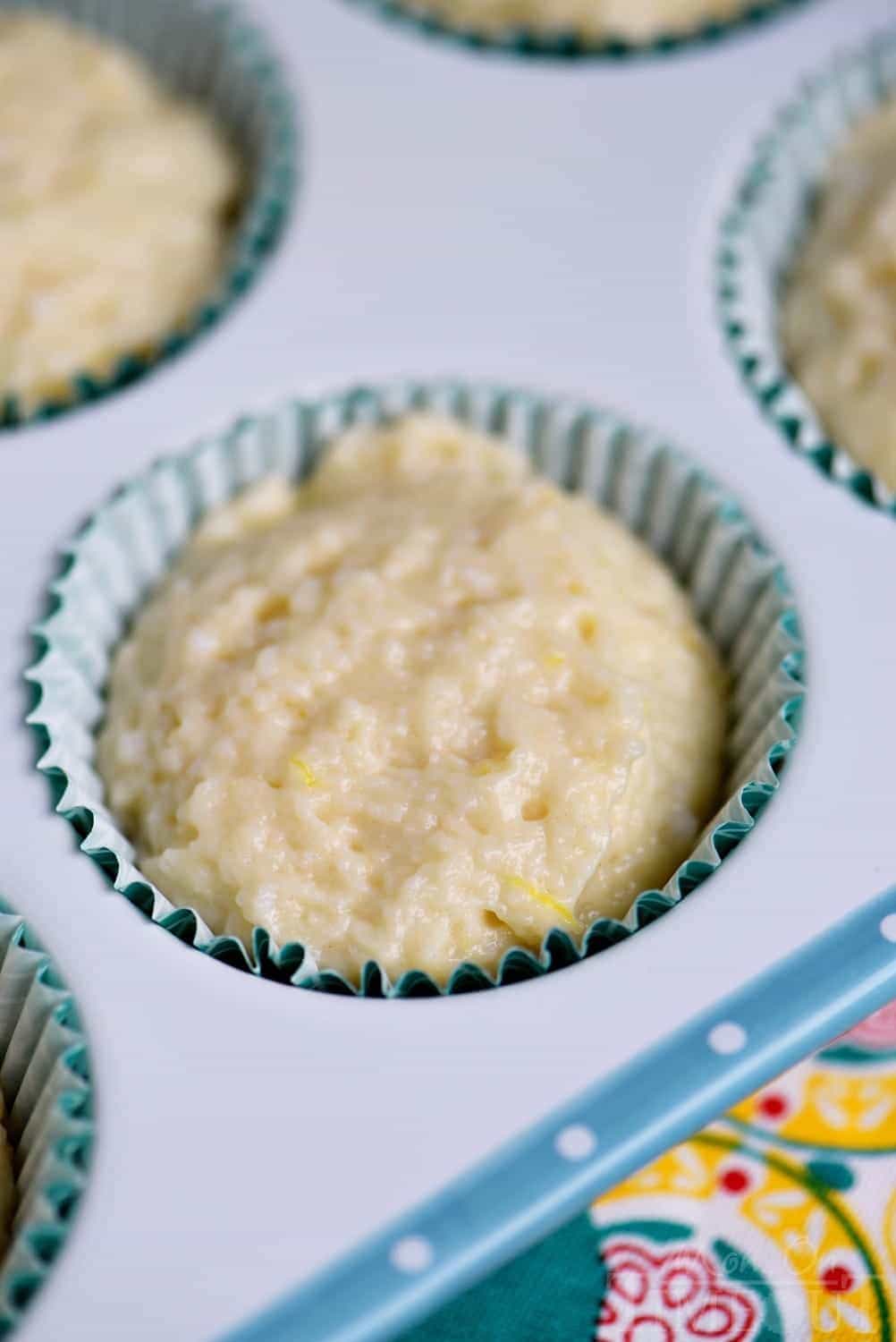 These Skinny Lemon Muffins are made with Greek yogurt, coconut oil and plenty of lemon zest for a fabulous bright, lemon flavor! So tender and moist, these muffins are a great way to start to your day! // Mom On Timeout
