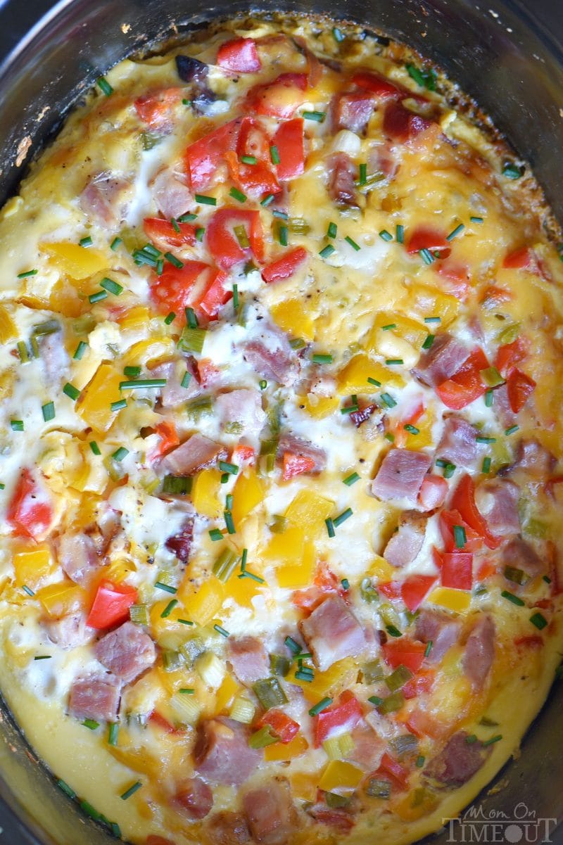 Overnight Slow Cooker Breakfast Casserole