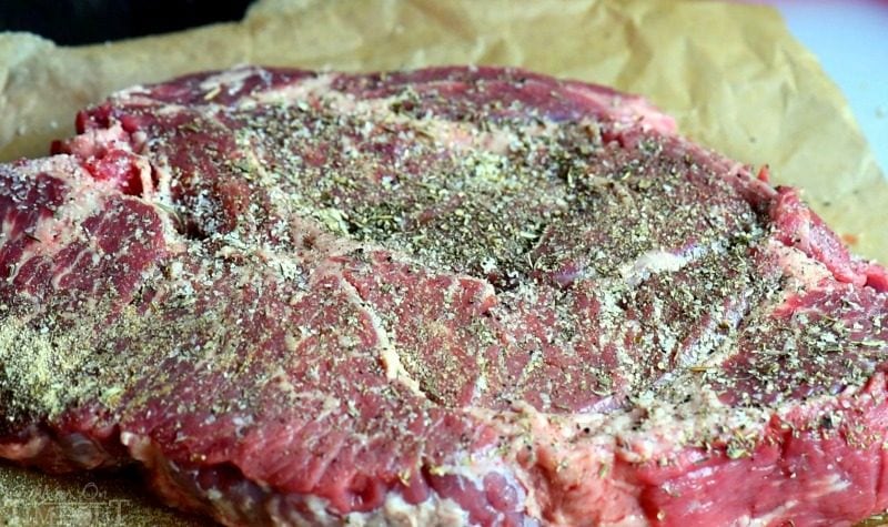 italian-beef-slow-cooker-recipe-beef seasoned well