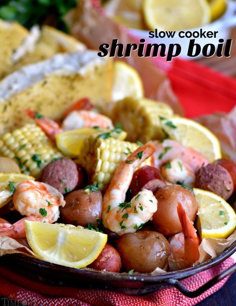 Slow Cooker Shrimp Boil - Damn Delicious