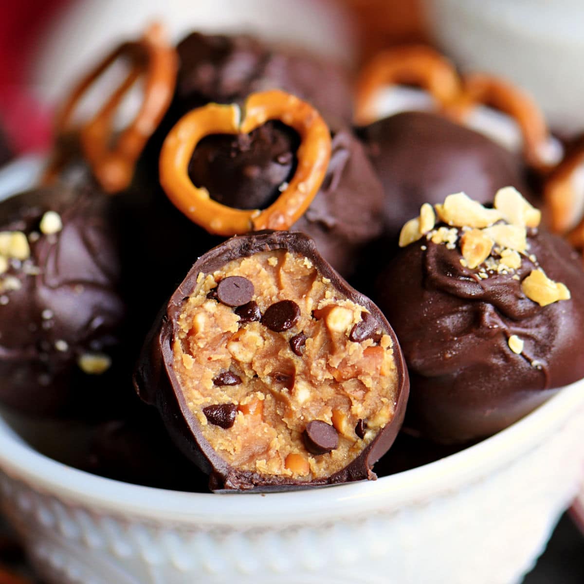 Peanut Butter Pretzel Truffles