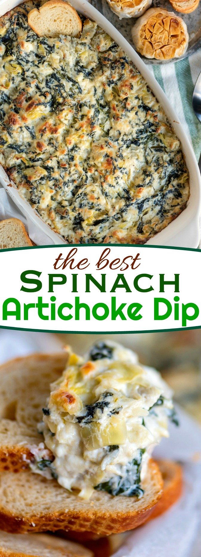 best spinach artichoke dip collage