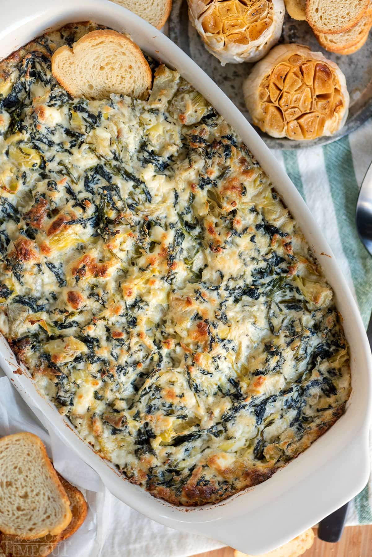 Spinach Artichoke Dip - Crockpot or Oven Baked