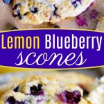 lemon-blueberry-scones-recipe-collage