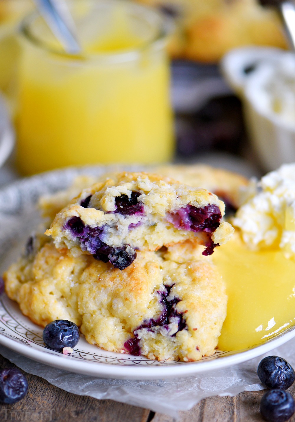 Lemon Blueberry Scones - Mom On Timeout