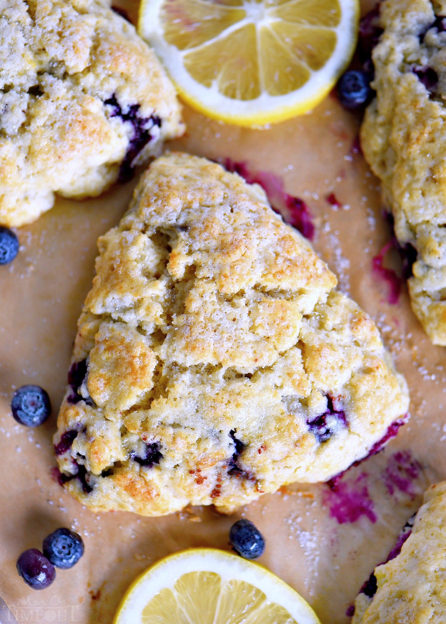 Lemon Blueberry Scones - Mom On Timeout