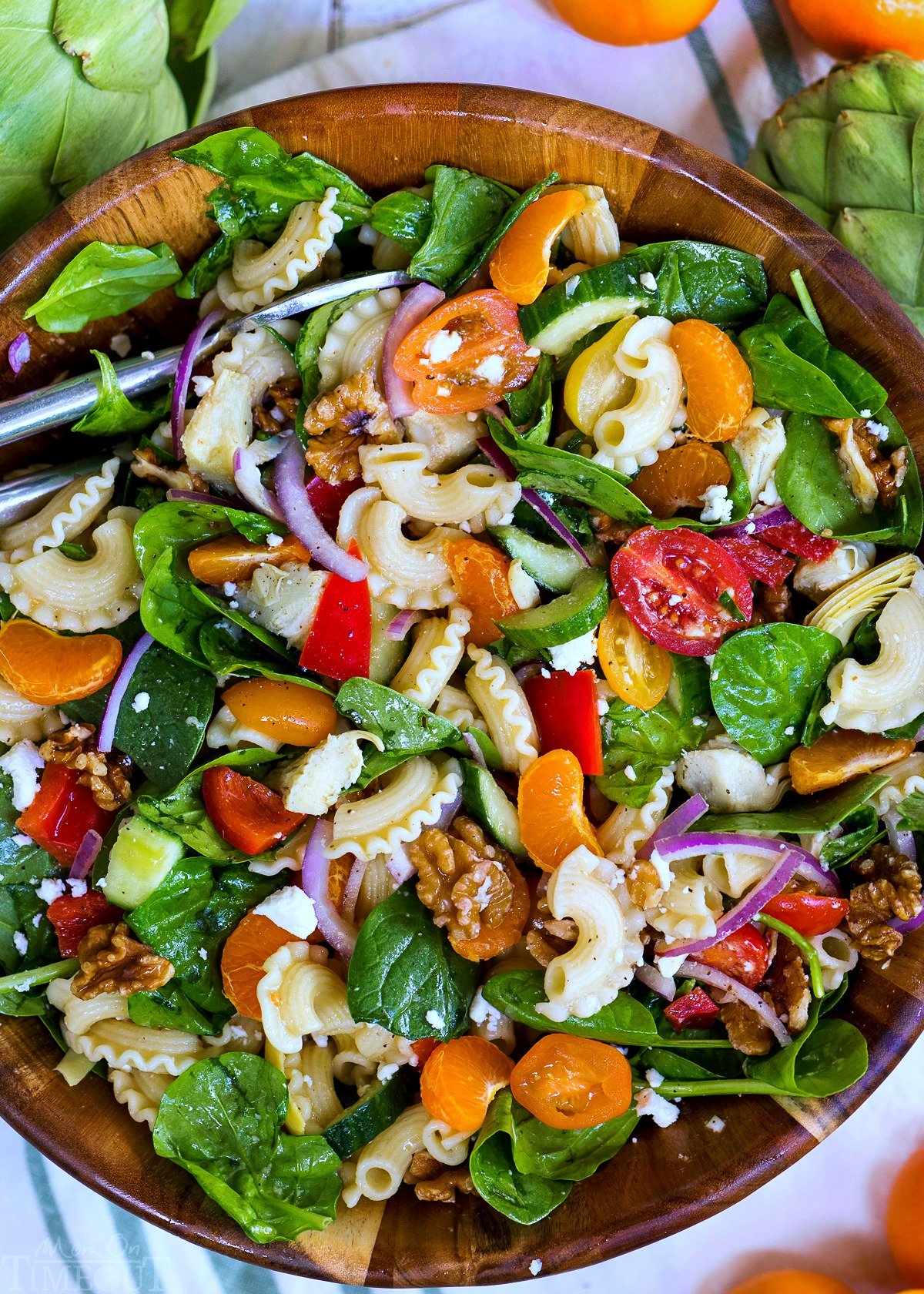 Simple Green Salad with Homemade Mayo Dressing - A Pretty Life In The  Suburbs