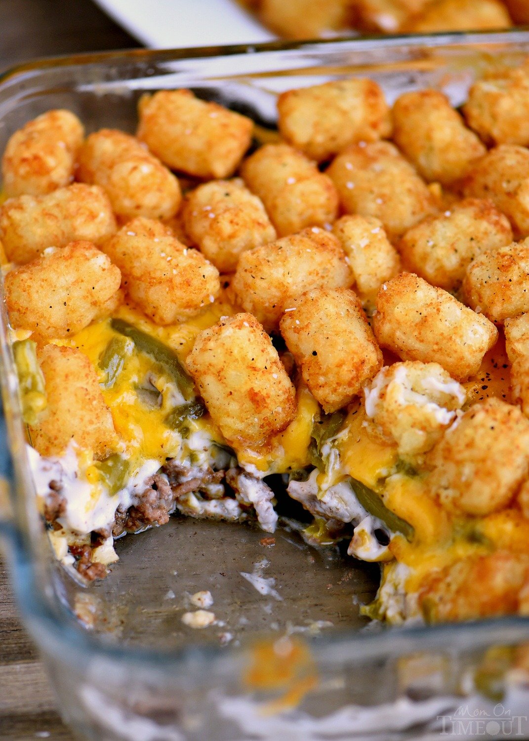 The BEST Tater Tot Casserole - Mom On