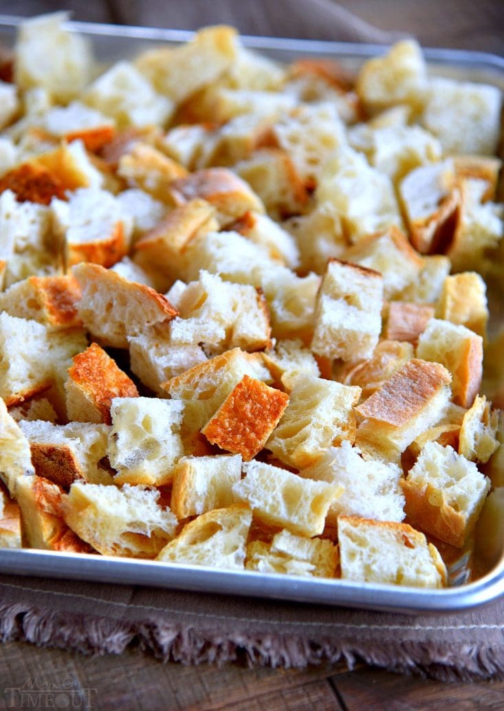 bread-cubed-baking-sheet