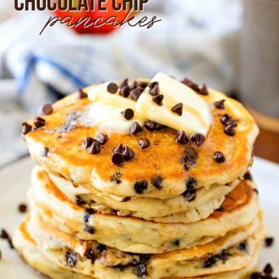 best chocolate chip pancake recipe with title