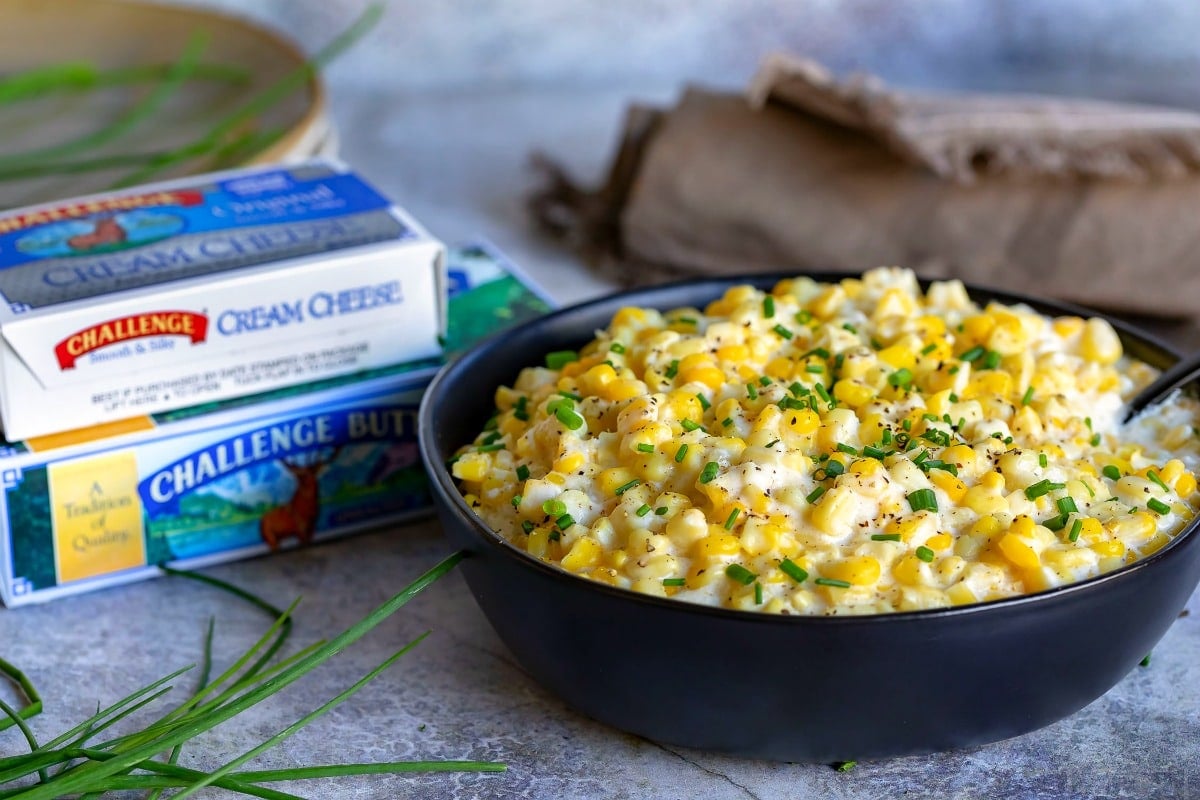 creamed corn recipe with cream cheese and butter