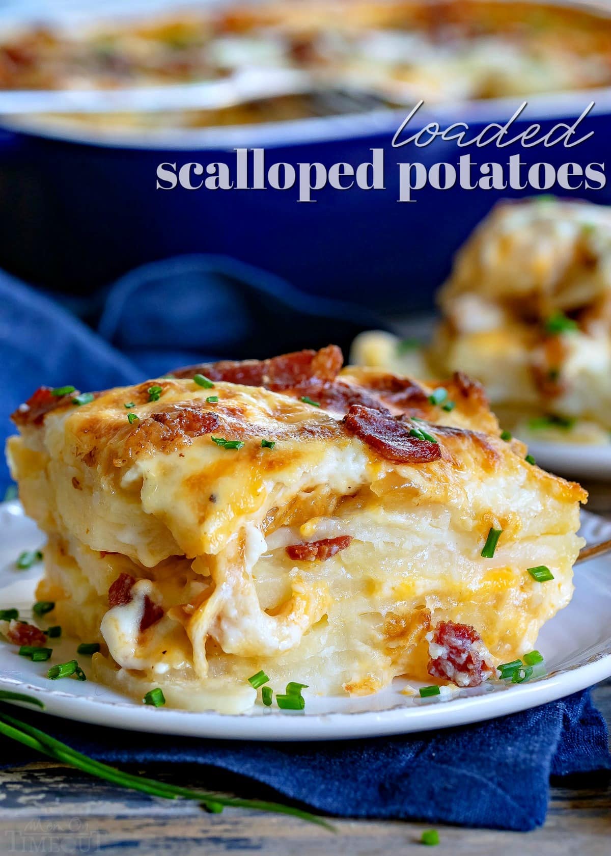 Air Fryer Scalloped Potatoes (Cheesy) - Bites with Bri