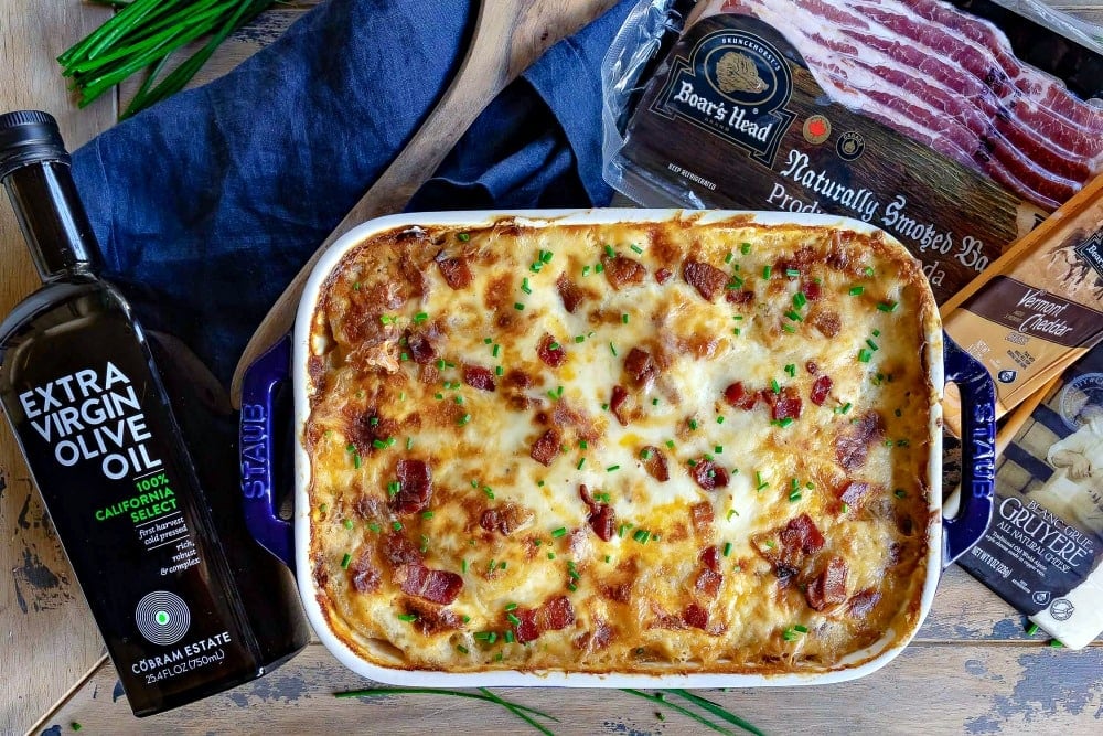 scalloped potatoes with ingredients