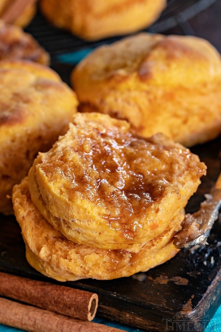 sweet potato biscuit recipe with brown sugar cinnamon butter