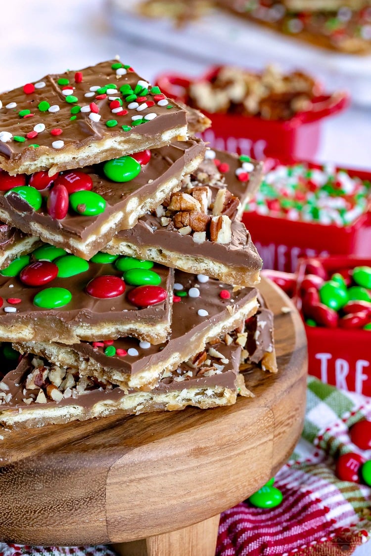 Christmas Crack - An Easy Saltine Toffee Recipe! - Mom On Timeout