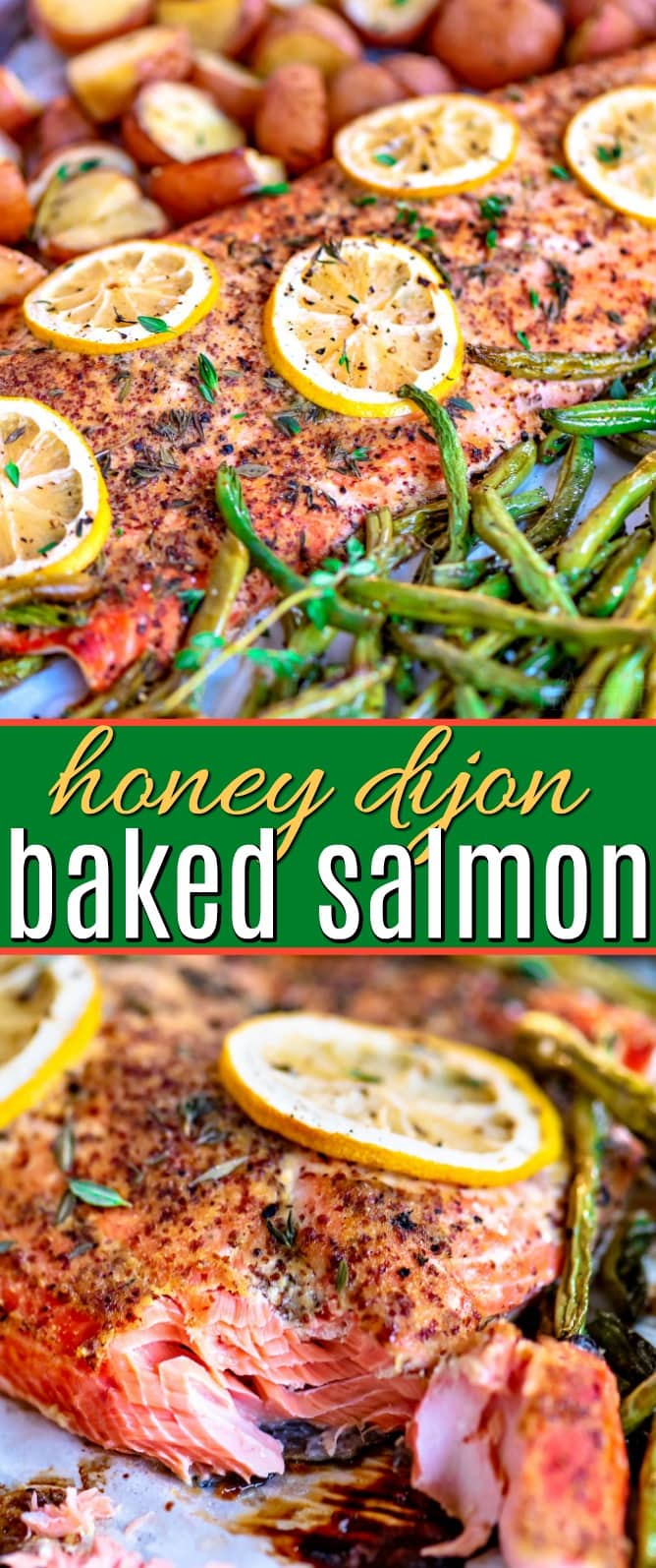 Baked Salmon with Honey Dijon Glaze Mom On Timeout