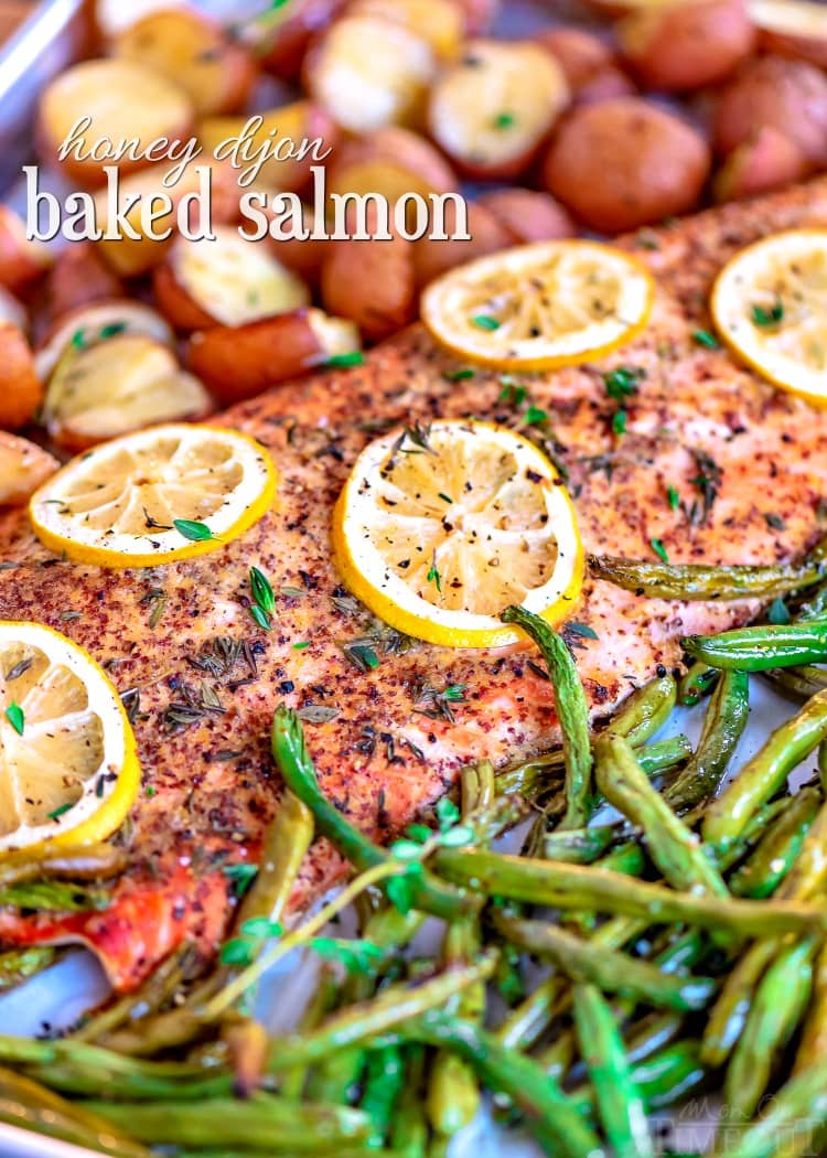 Baked Salmon With Honey Dijon Glaze Mom On Timeout