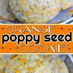 orange poppy seed cookies collage