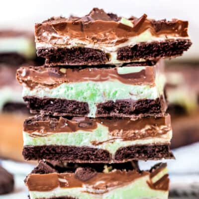 mint chocolate bark recipe square