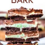 mint chocolate bark recipe title 700