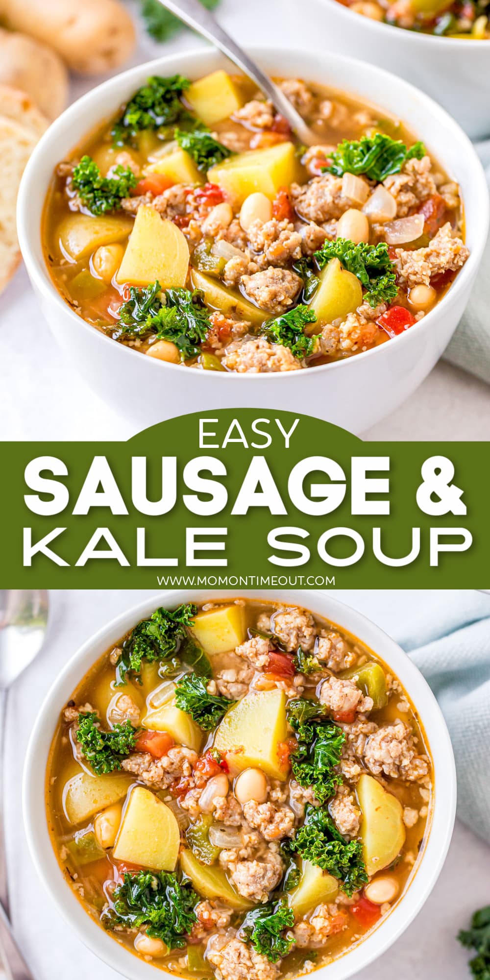 Sausage Kale Soup Recipe Mom On Timeout