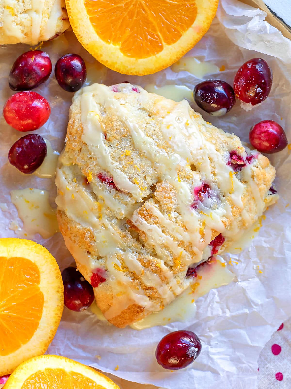 Cranberry Orange Scones