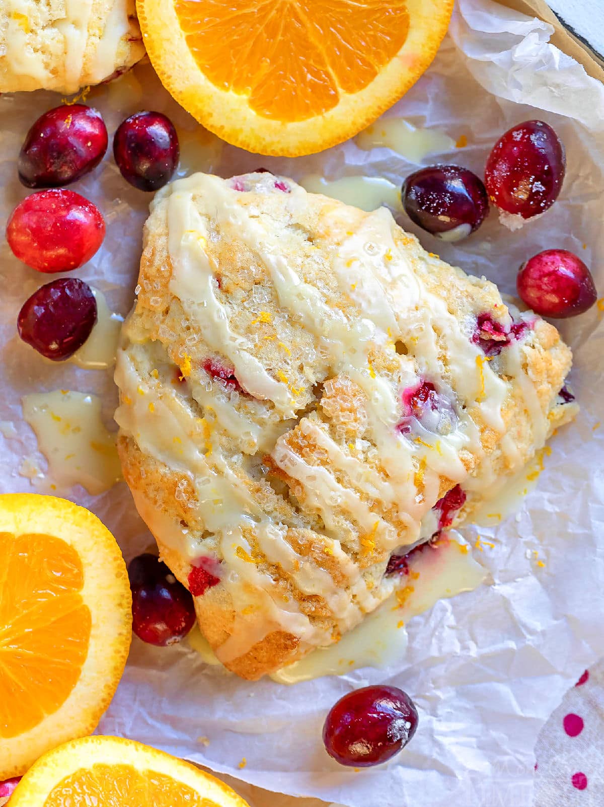 Cranberry Orange Scones