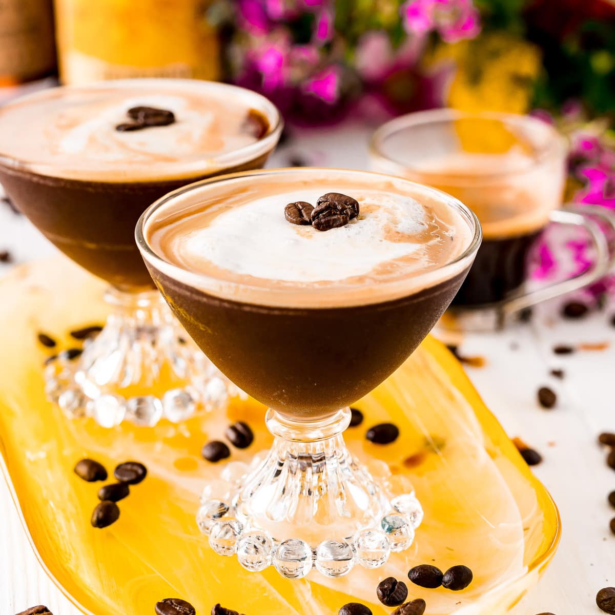 Classic Espresso Martini Recipe (using Rum) ⋆ DelMarValicious Dishes