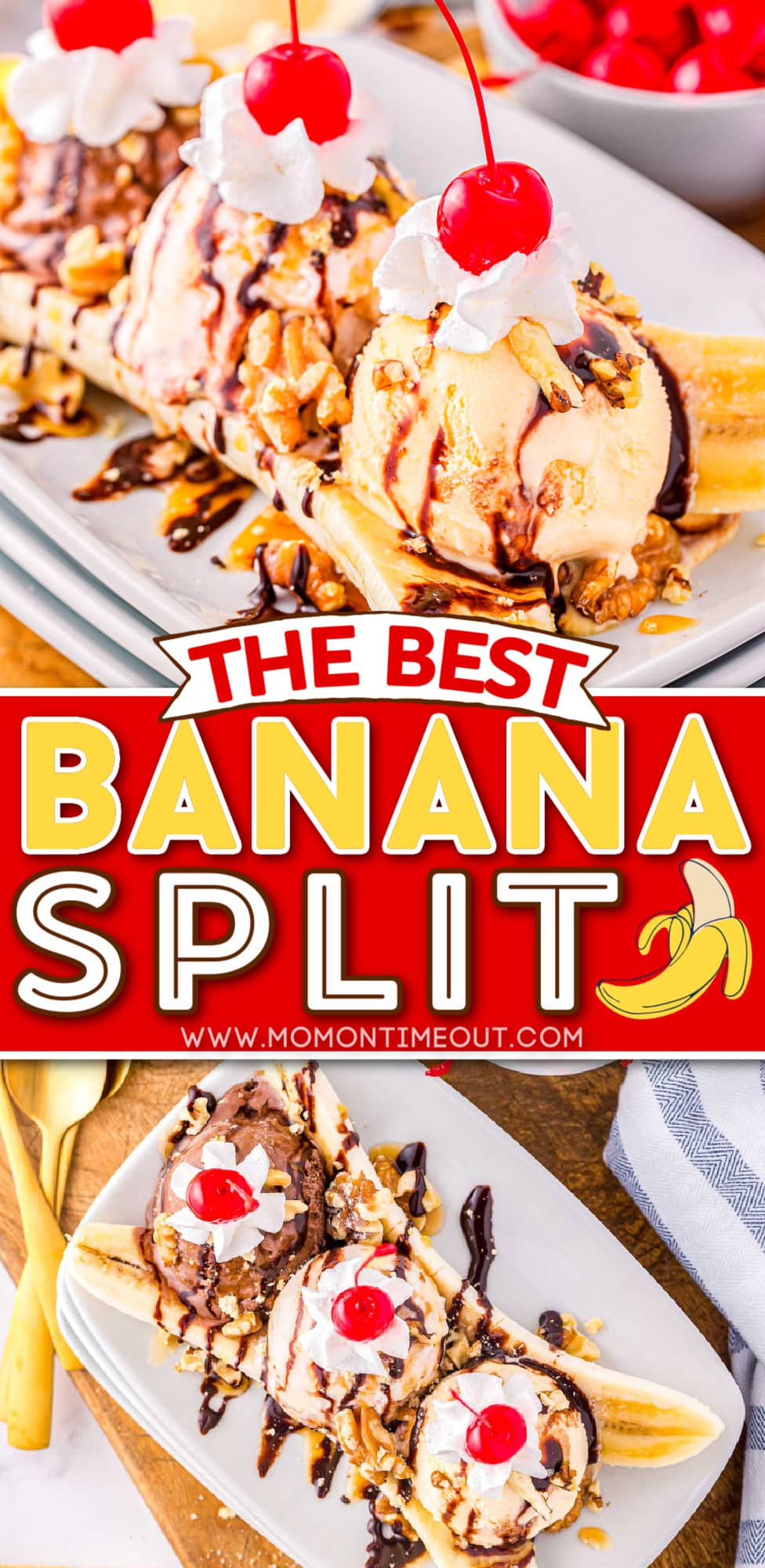 Classic Banana Split The ULTIMATE Dessert! Mom On Timeout