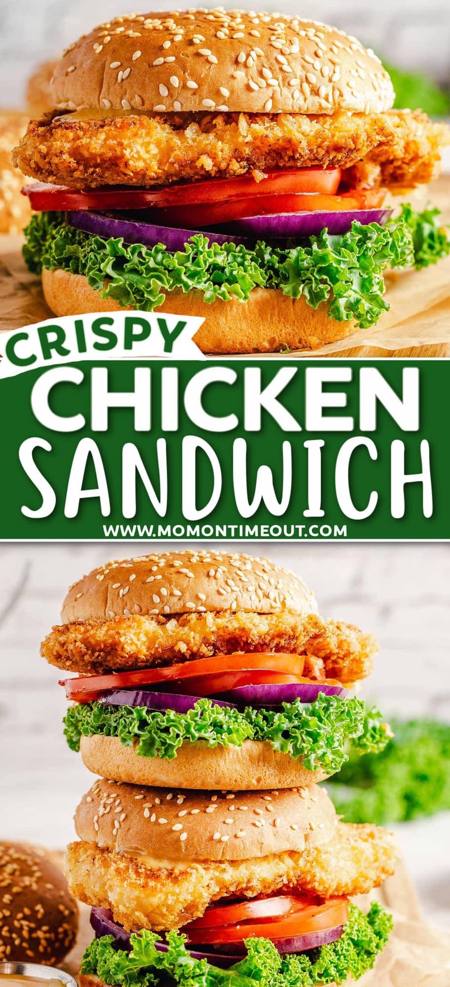 Crispy Chicken Sandwich (with Honey Mustard Sauce!) Mom On Timeout