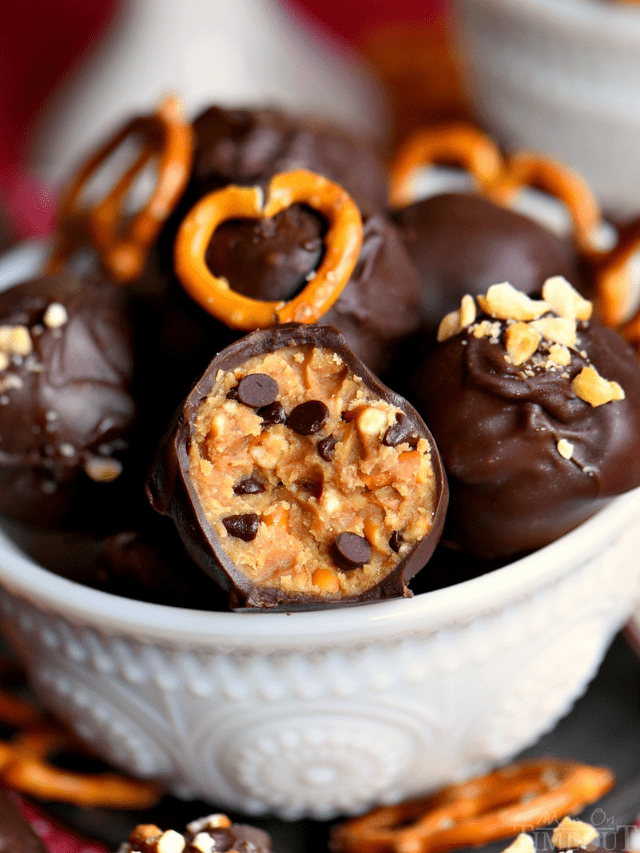 CHOCOLATE PRETZEL PEANUT BUTTER BALLS Mom On Timeout