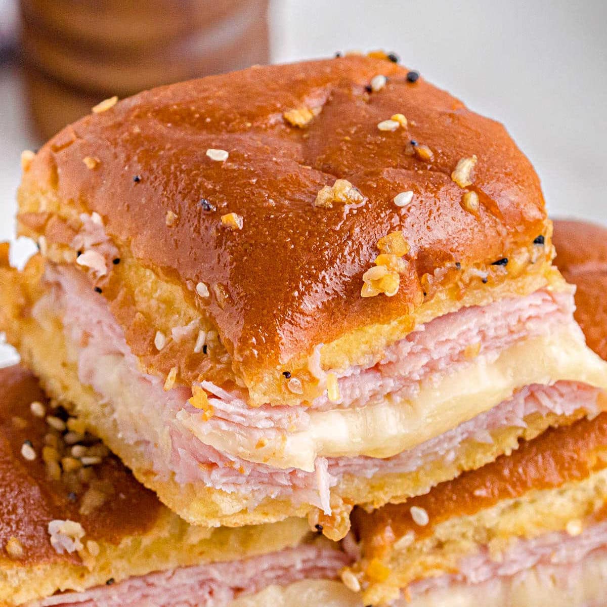 Hot Ham and Cheese Sliders Recipe Mom On Timeout
