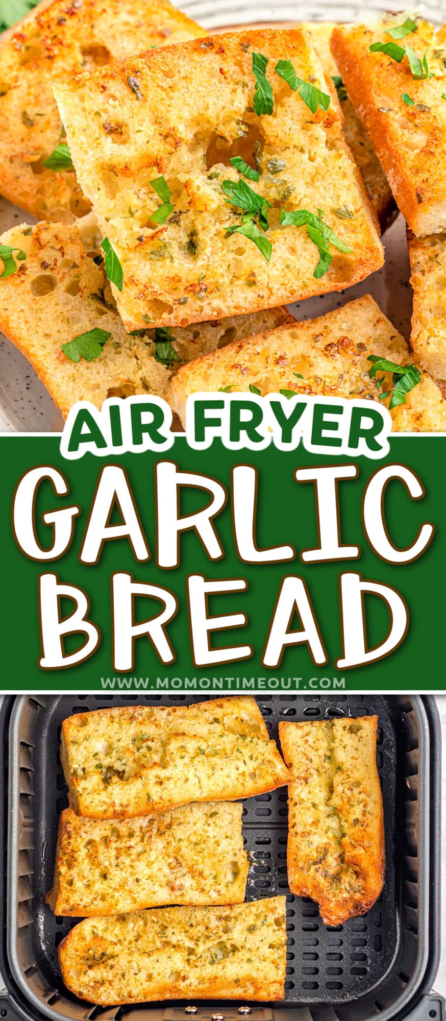 Air Fryer Garlic Bread Mom On Timeout