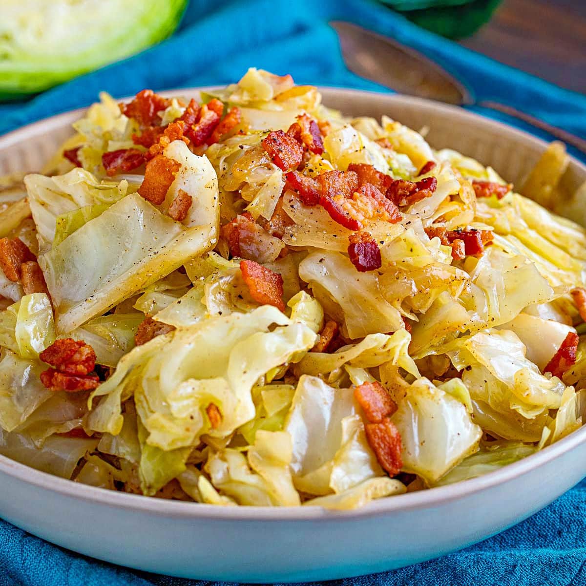 Easy Fried Cabbage Recipe - Mom On Timeout
