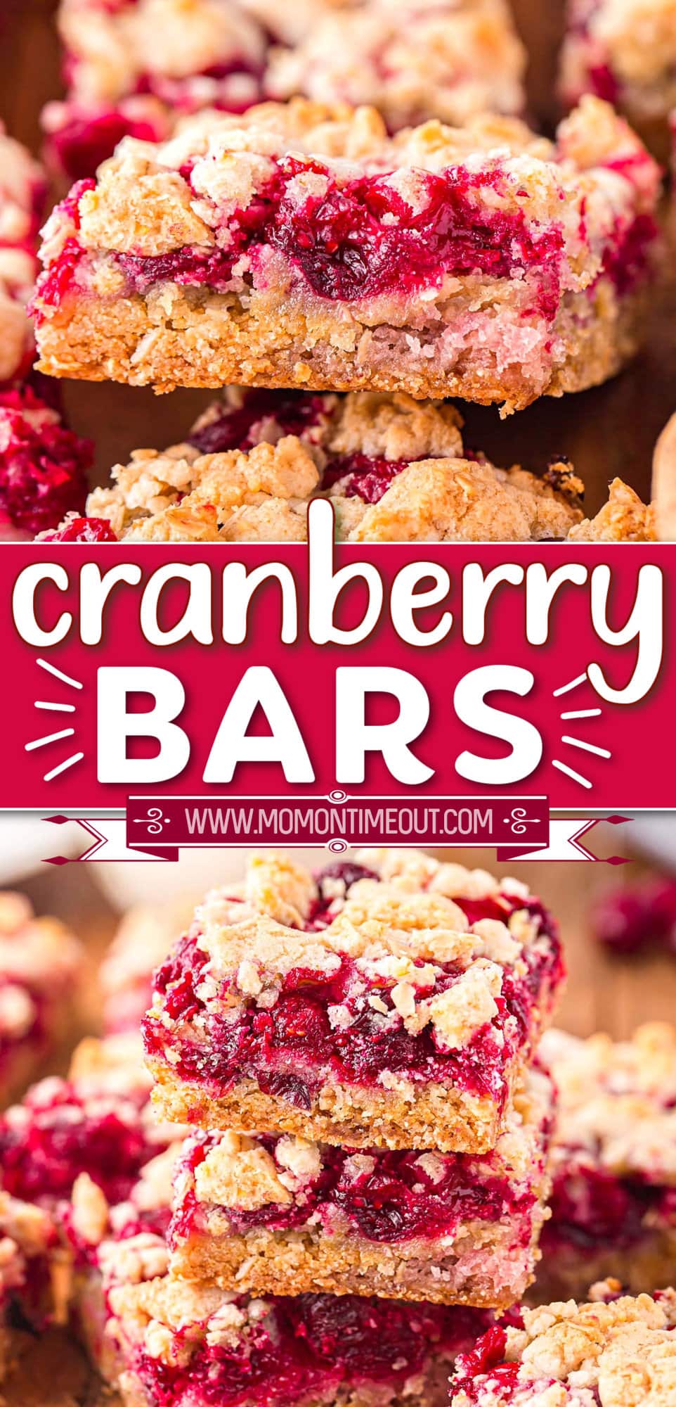 Thanksgiving cranberry bar