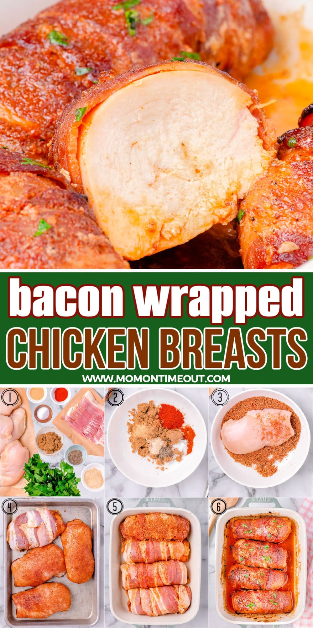 Bacon Wrapped Chicken Breast Recipe - Mom On Timeout