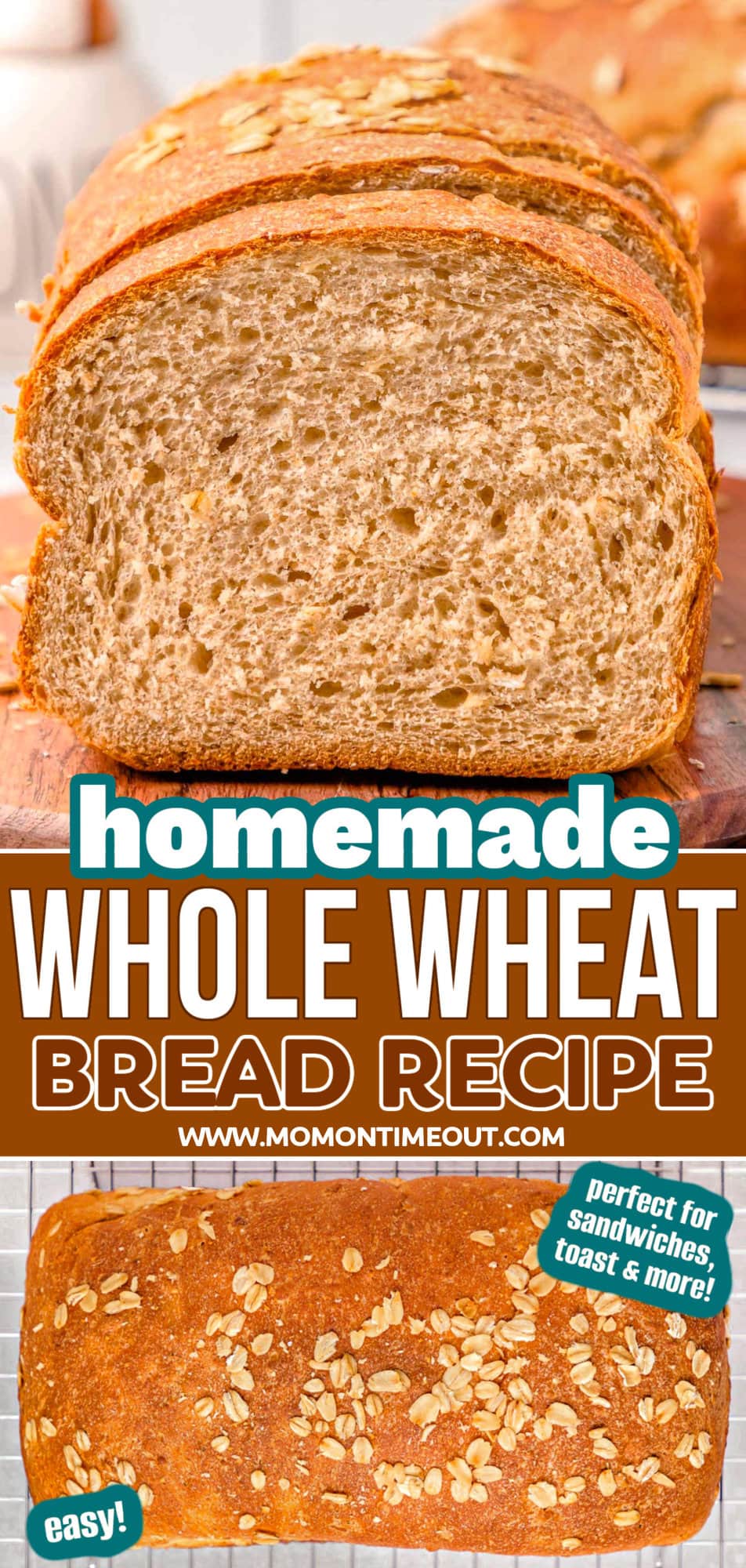 Whole Wheat Bread - Mom On Timeout