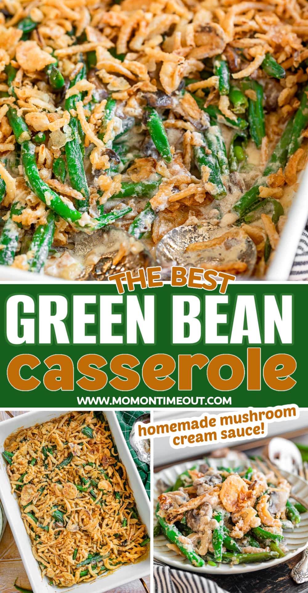 The BEST Green Bean Casserole Recipe - Mom On Timeout