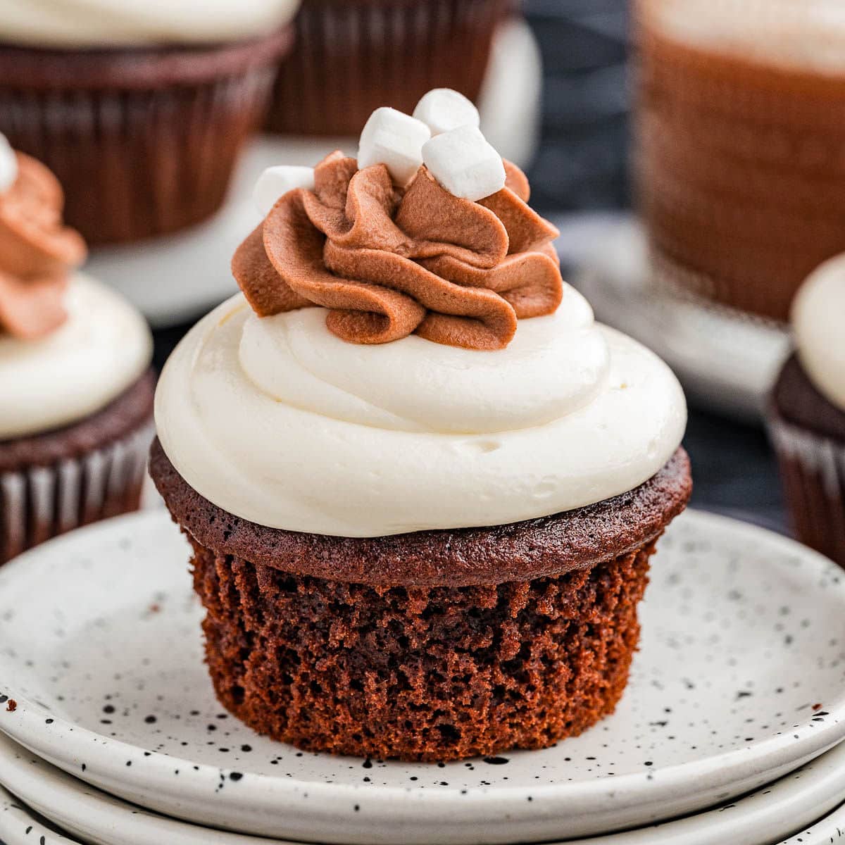 Hot Chocolate Cupcakes