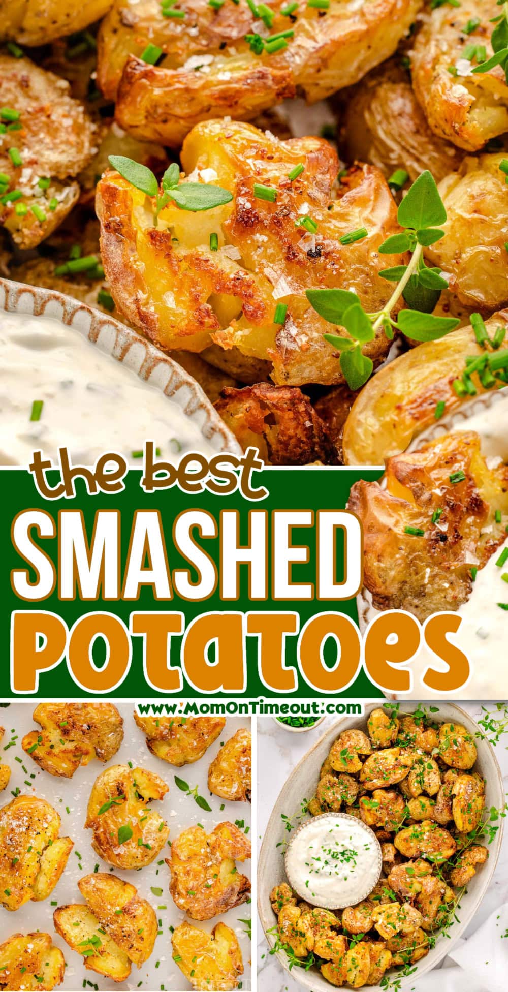 The BEST Smashed Potatoes Recipe - Mom On Timeout